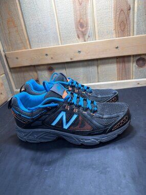 New Balance 510v2 Womens Black Blue Trail Running Shoes Size 10 US 41.5 EU WID
